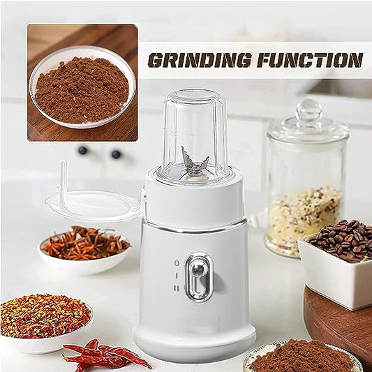 Axpaki Electric Food Chopper - Blender and Food Processor Combo, 3 in 1 Food Grinder Electric for Meat, Vegetables, Fruits, Coffee, 8 Cup Glass Bowl with 2 Speeds and 4 Stainless Steel Blades, Coffee Grinder, Meat Chopper