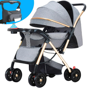 Baby Stroller with Organizer Bag,Folding Infant pushchair stroller ,Travel System stroller Umbrella Stroller for Travel and More