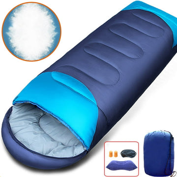 Camping Sleeping Bags for Adults, Waterproof Backpacking Sleeping Bag, Lightweight Compact Camping Gear Hiking Essentials, with Sleep Accessories