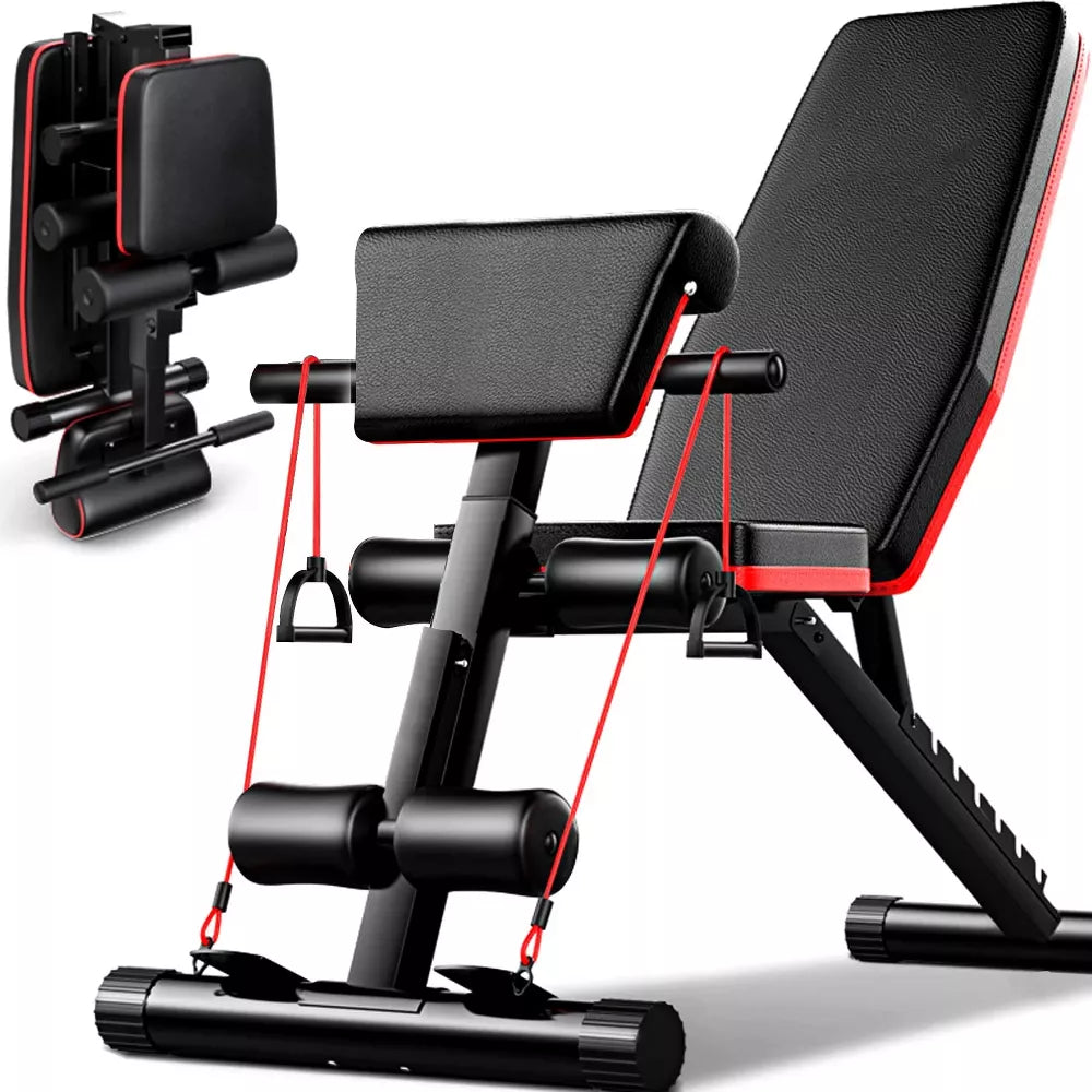 Musment Adjustable Weight Bench, 7 Positions Foldable Workout Olympic Bench Press