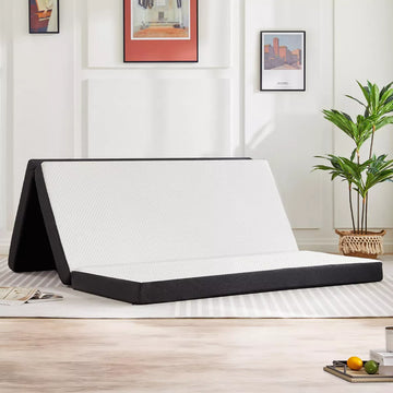 3-4 Inch Premium Tri-fold Dual Sided Memory Foam Mattress