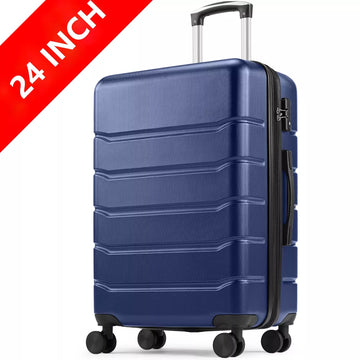 Musment Luggage, Expandable Hardside Suitcase with Spinner Wheels, Hard Shell ABS Durable Lightweight Travel Luggage with TSA Lock