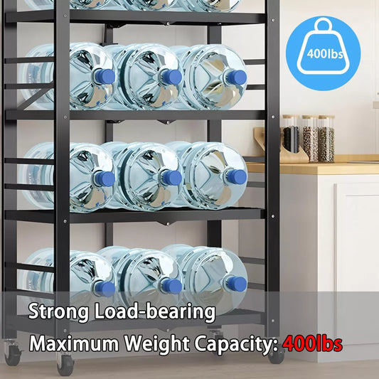 Musment Storage Shelf Rack, Heavy Duty Metal Shelf , Foldable Storage Shelving Unit