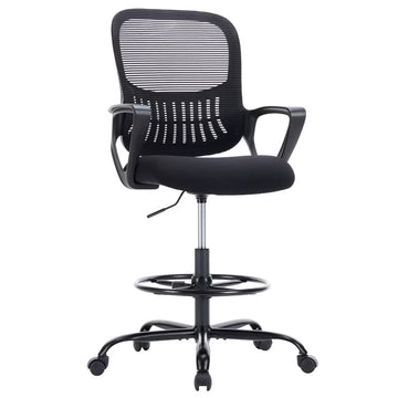 Tall Office Chair for Standing Desk with Adjustable Foot Ring,Counter Height Office Chairs
