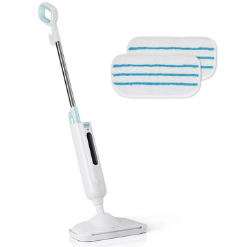 Musment Steam Mop for Floor Cleaning,Lightweight Floor Steamer Cleaner for Hardwood/Tile/Laminate Floors Carpet, 2 Washable Pad