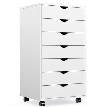 Musment Storage Cabinet Dressers with Wheels Mobile Organizer Drawers for Office, Bedroom, Home