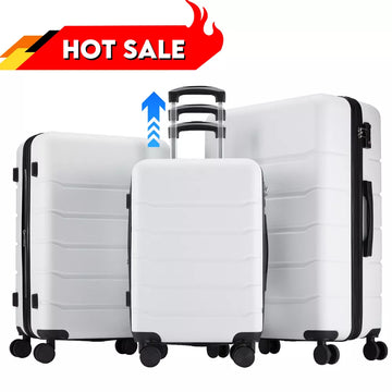 Musment Hardshell Luggage Sets 3 Pieces, Hardside Lightweight Suitcase with Spinner Wheels and TSA Lock, 20in24in28in