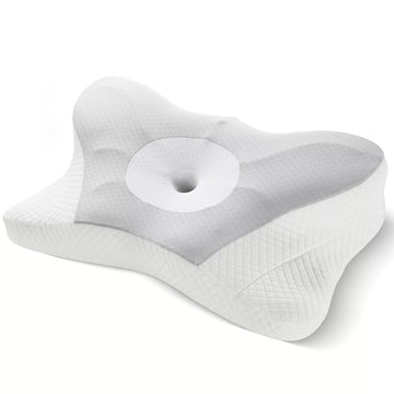 Musment Ergonomic foam neck pillow, neck support, neck protection good sleep