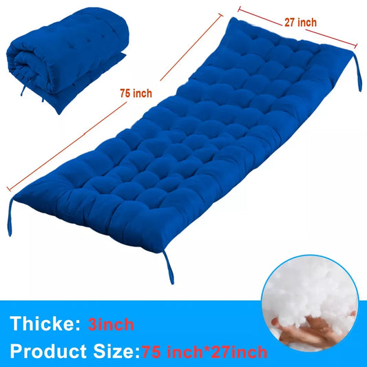 Musment Sleeping Mat Camping Pad Camping Cot Mattress (75''x27'') for Outdoor & Indoor, Picnic, Hiking
