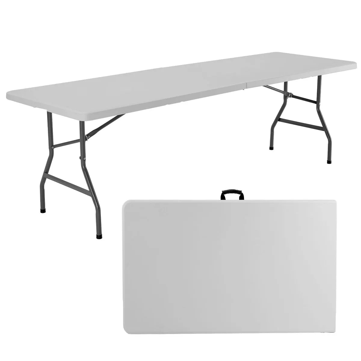 Musment Folding Table Outdoor Indoor Heavy Duty Portable Table with Carrying Handle for Camping Picnic Party