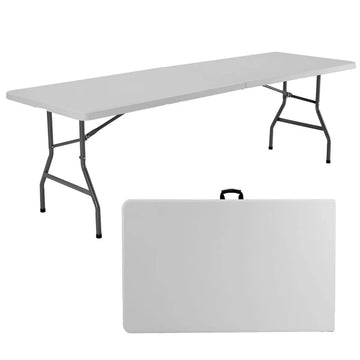Musment Folding Table Outdoor Indoor Heavy Duty Portable Table with Carrying Handle for Camping Picnic Party