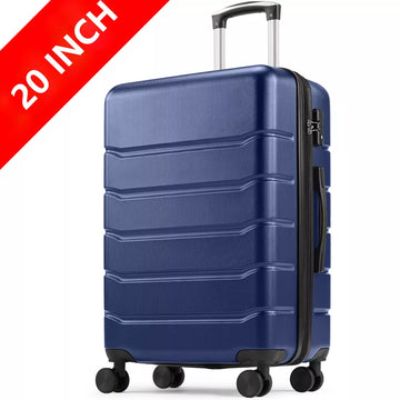 Musment Luggage, Expandable Hardside Suitcase with Spinner Wheels, Hard Shell ABS Durable Lightweight Travel Luggage with TSA Lock