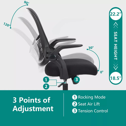 Tall Office Chair for Standing Desk with Adjustable Foot Ring,Counter Height Office Chairs