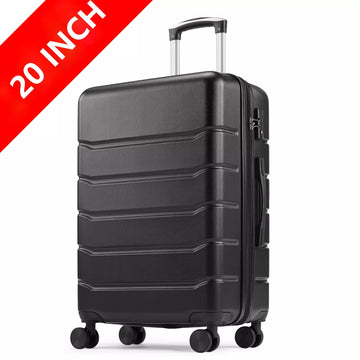Musment Luggage, Expandable Hardside Suitcase with Spinner Wheels, Hard Shell ABS Durable Lightweight Travel Luggage with TSA Lock