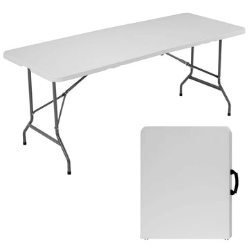 Musment Folding Table Outdoor Indoor Heavy Duty Portable Table with Carrying Handle for Camping Picnic Party