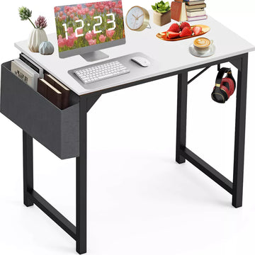 Musment Game Computer Desk with Storage, Home Office Modern Simple Style PC Table for Youth Student Adult
