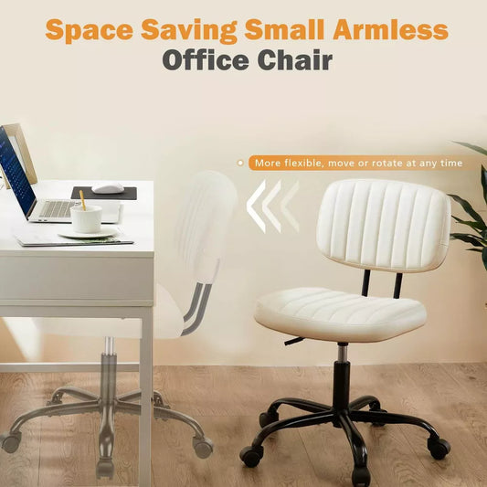 Musment Adjustable Height 360° Rolling Swivel Computer Task Chair without Arm,