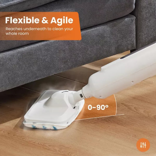 Musment Steam Mop for Floor Cleaning,Lightweight Floor Steamer Cleaner for Hardwood/Tile/Laminate Floors Carpet, 2 Washable Pad
