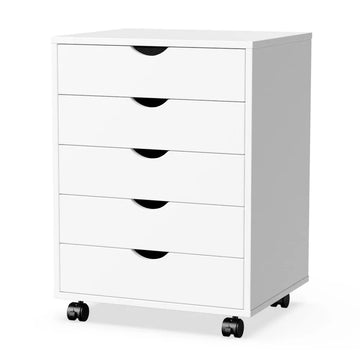 Musment Storage Cabinet Dressers with Wheels Mobile Organizer Drawers for Office, Bedroom, Home