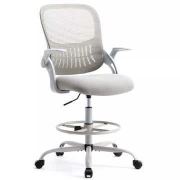 Tall Office Chair for Standing Desk with Adjustable Foot Ring,Counter Height Office Chairs