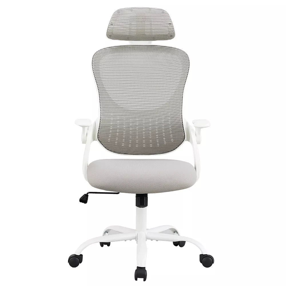 Musment Ergonomic Office Computer Desk Chair, Mesh High Back Rolling Swivel Adjustable Task Chair with Headrest and Flip-up Armrests