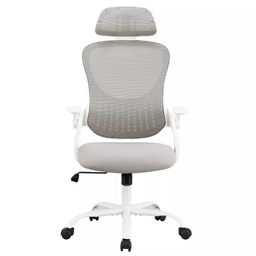 Musment Ergonomic Office Computer Desk Chair, Mesh High Back Rolling Swivel Adjustable Task Chair with Headrest and Flip-up Armrests