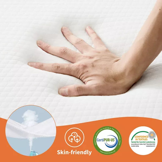 3-4 Inch Premium Tri-fold Dual Sided Memory Foam Mattress
