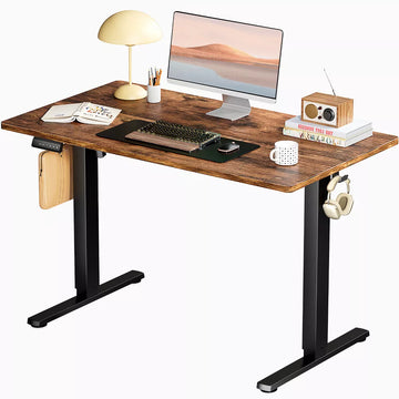 Musment Ergonomic Height Adjustable Table with T-Shaped Metal Bracket Modern Computer Workstations