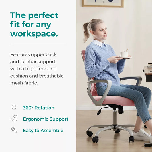 Tall Office Chair for Standing Desk with Adjustable Foot Ring,Counter Height Office Chairs