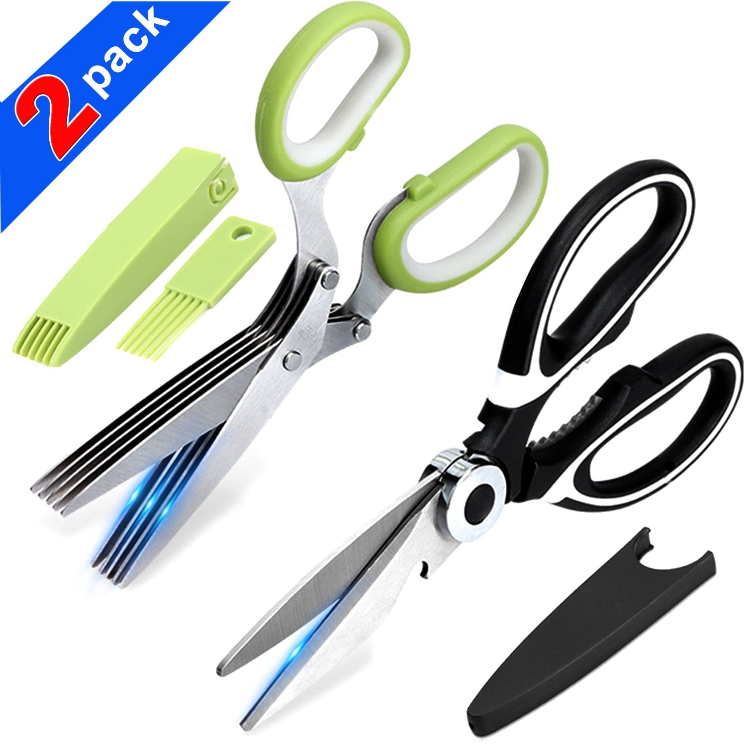 Niuta Scissors, Comfort-Grip Scissors for Office Desk Accessories Sewing Fabric Home