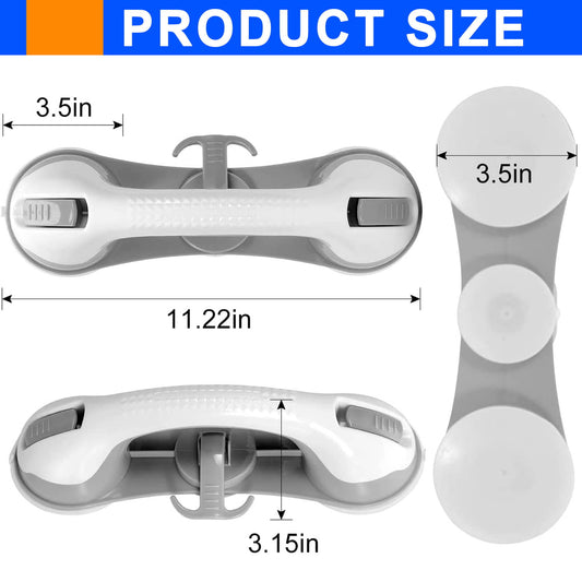 Shower Handle 2 Pack Grab Bars for Bathroom Shower Handle, Grip Grab in Bathroom Bath Handle Grab Bars for Bathroom Safety Grab Bar( 12 inch )